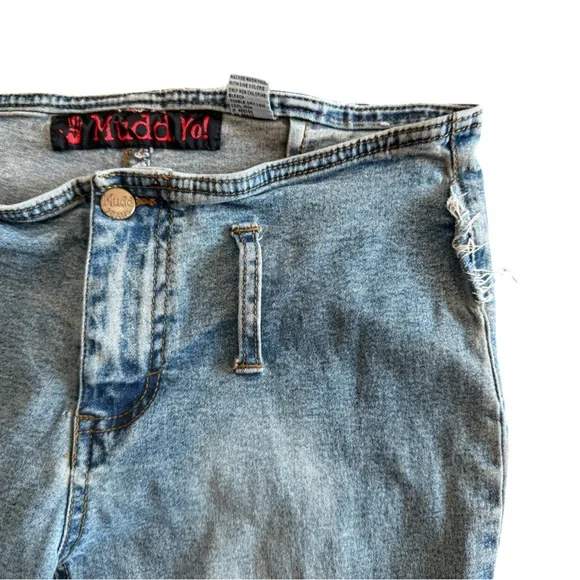 Y2K Mudd Light Blue Flare Jeans - Picture 3 of 8